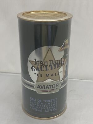 JEAN PAUL GAULTIER LE MALE AVIATOR EDT SPRAY 125 ml /4.2 oz RARE