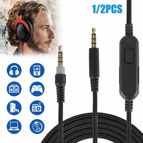 3.5mm Replacement Audio Cable Wire Cord 2M For HyperX Cloud Alpha Gaming  Headset | eBay