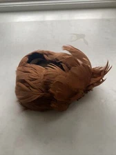 Vintage Brown Feather Fascinator Headband Hat France Strawbridge Clothier