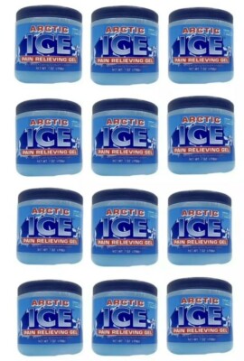 Lot Of 12 ARCTIC ICE Pain Relieving Gel Fast Acting Cooling Formula Greaseless
