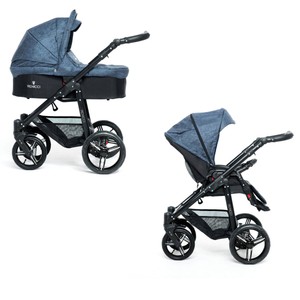 venicci pram denim blue