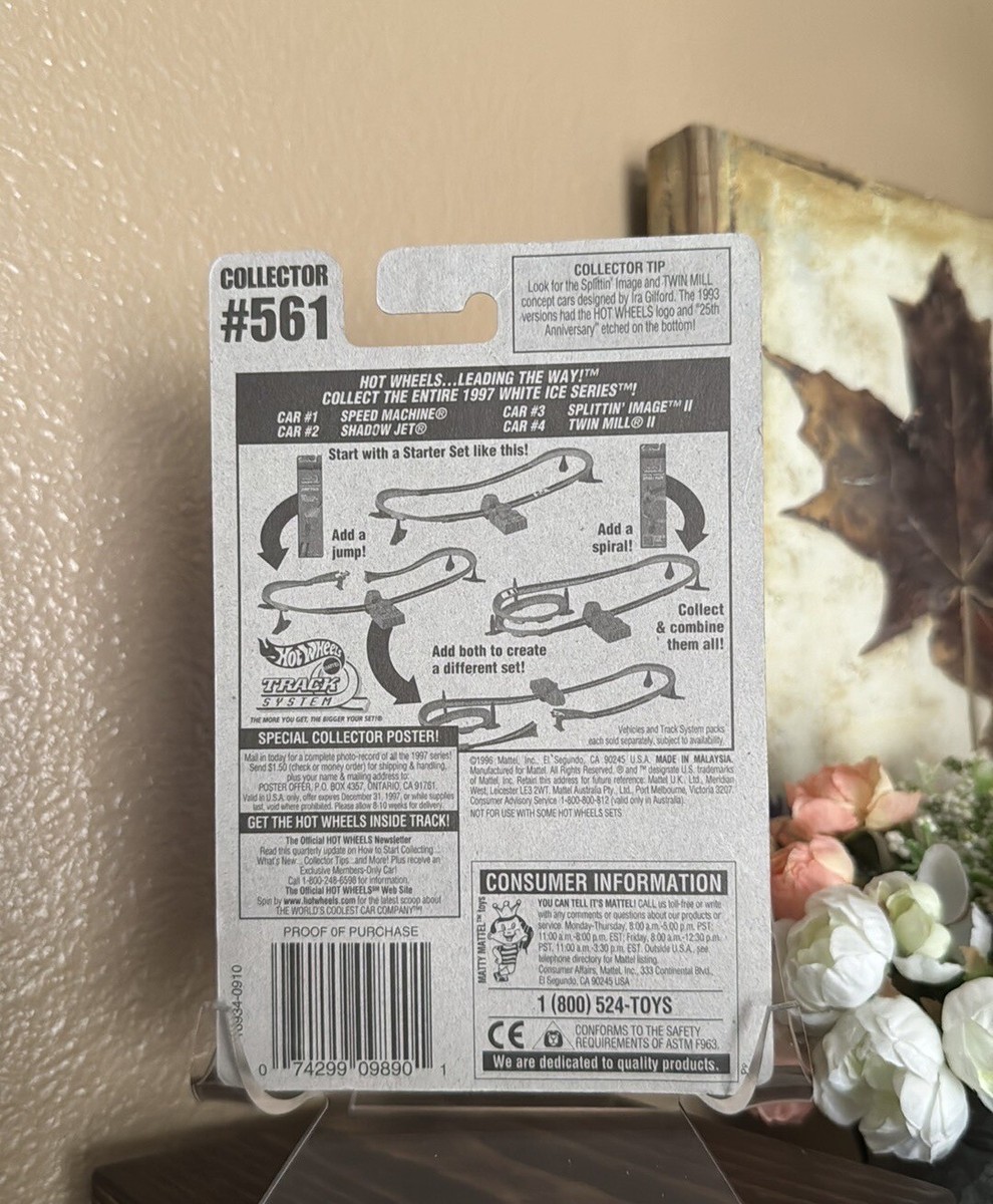 Hot Wheels -"Speed Machine" (#561) -"1997" Serie White Ice (#1 De 4 Coches