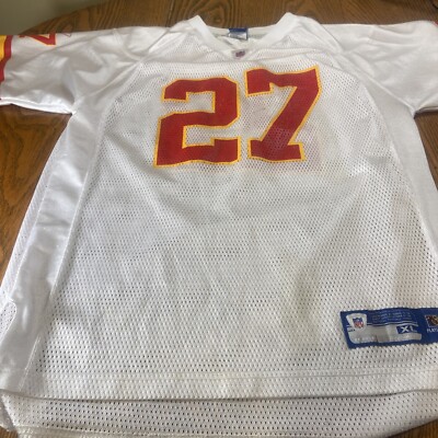 Larry Johnson Chief's Reebok Football Jersey White Size 48 (XL)