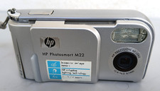 HP Photosmart M22 4.0MP Compact Digital Camera Silver Vintage