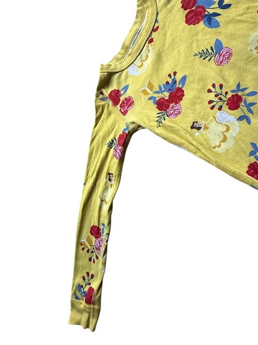 Hanna Andersson x Disney Beauty & the Beast Belle 2-Piece Pajamas Kids Sz 6/7 - Picture 4 of 20