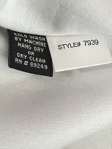Lynn Ritchie Silber Pull On kurze Hose weiß Stretch Viskose Mischung L Neu mit Etikett - Bild 8 von 8