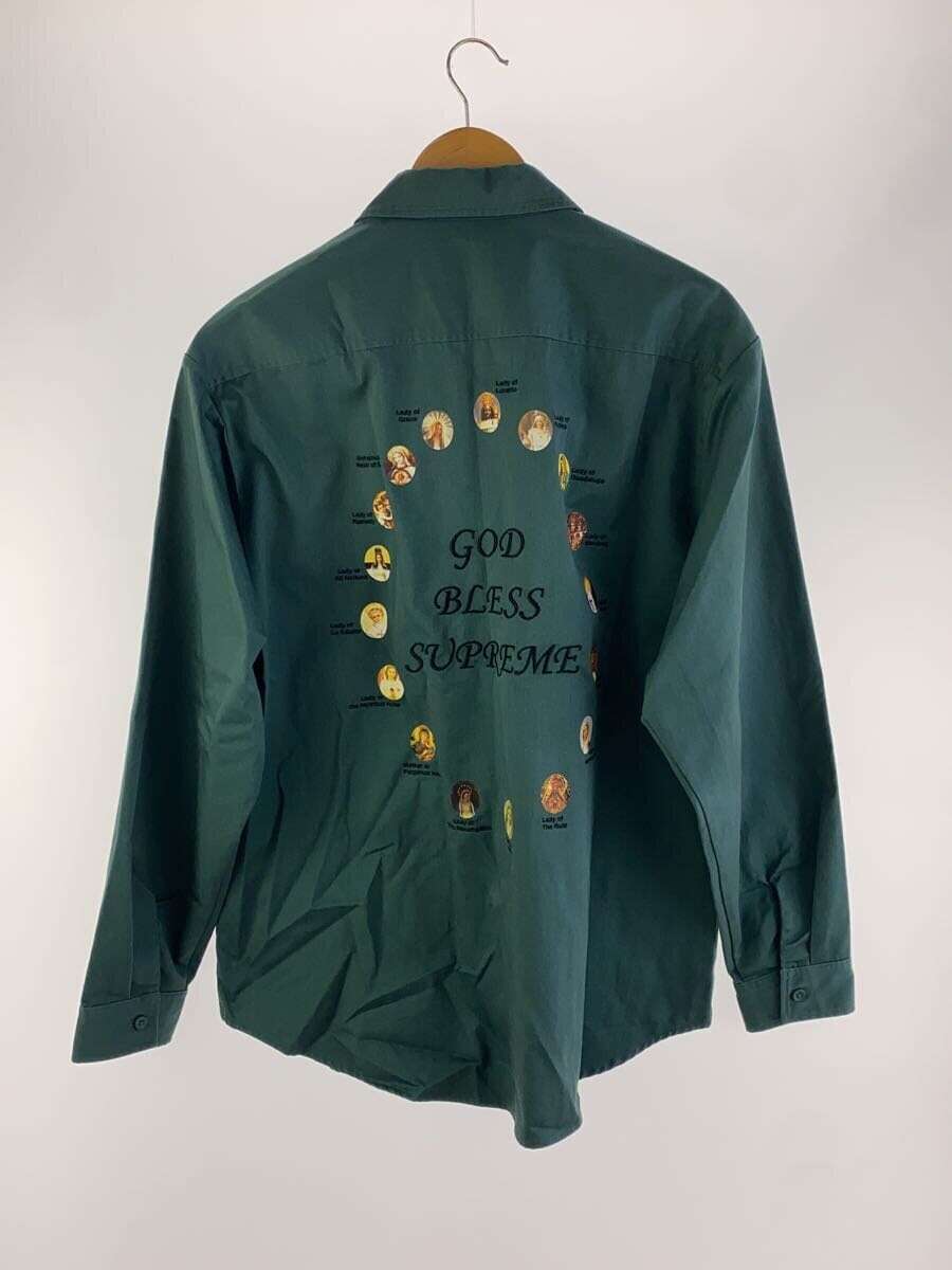 Supreme Our Lady Work Long Sleeve Shirts green L Used | eBay Supreme Our Lady Work Long Sleeve Shirts green L Used | eBay