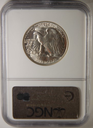 1941-S WALKING LIBERTY HALF DOLLAR MS65 NGC CERTIFIED! - Picture 2 of 4