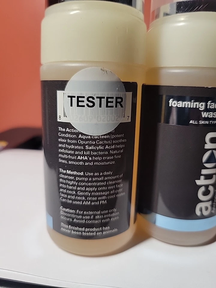 2-PACK Action FOAMING FACE WASH For Men By Anthony, 4 OZ EACH - Image 3 of 4