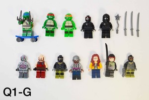 lego ninja turtles minifigures