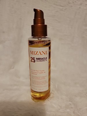 MIZANI 25 Miracle Nourishing Oil 4.2 oz. New Missing Cap. Free Ship!