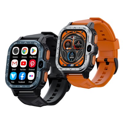 2.02'' 4G Android Smart Watch 2G RAM+16G ROM GPS WiFi Dual Camera for Men Women 