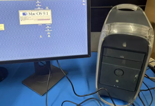 Vintage Apple Power Mac G4 PowerPC G4 @350MHz, 256MB RAM, Mac OS 9.1, 40GB HDD