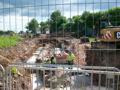 Foto 12x8 Arbeiten im Chester Zoo Moston Bauarbeiten in Pro C2014