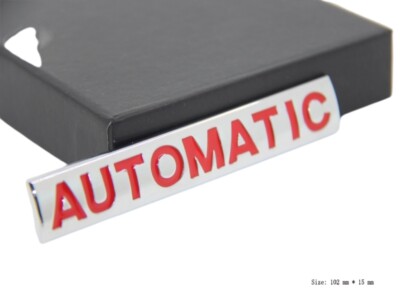 Automatic Kofferaum Auto Emblem Dekoration LKW car Sticker Badge Abzeichen