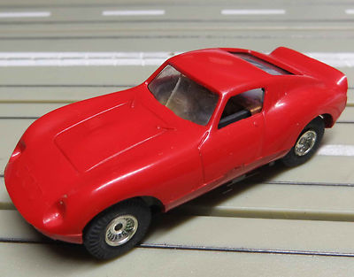 Faller AMS 5636 Ferrari GT with flat armature motor, 60s toy #EBS680