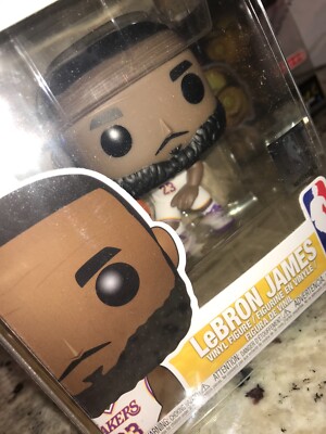 lebron james funko pop white jersey