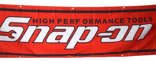 Daoops Snap On Flag Tools 2X8FT Red Banner - Picture 2 of 3