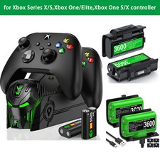 2pcs Battery For XBox OneSeries X/S Controller Dual Charging Dock Station