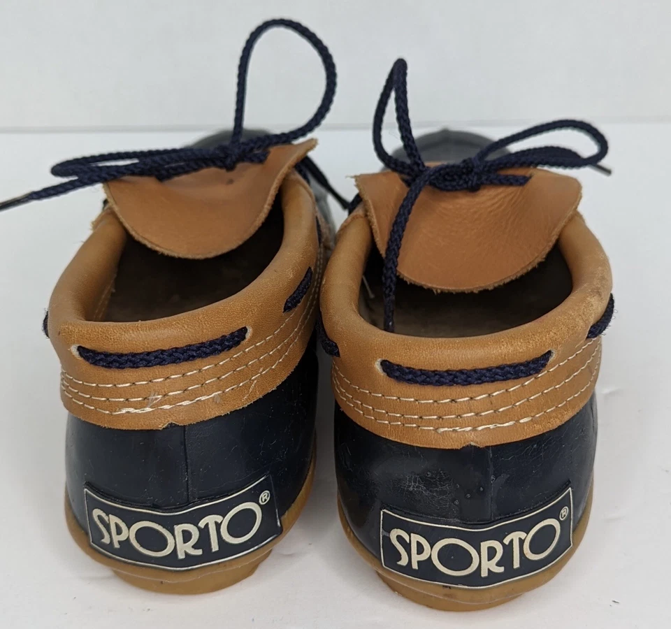 Women's Sporto Navy Waterproof Low Duck Boots Shoes US 5 - Image 3 of 4