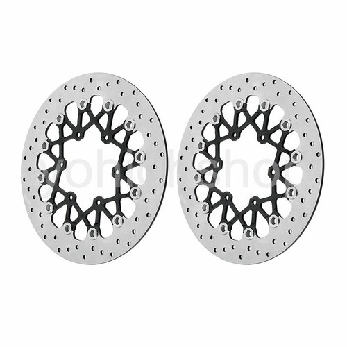 Front Brake Discs Rotors For Suzuki GSXR 600 750 2008-2015 2009 2010 2011 2012 - Picture 3 of 5