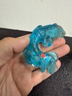Unusual Antique/ Vtg. Chinese Glass Beast Sculpture, Early Form — photo 4