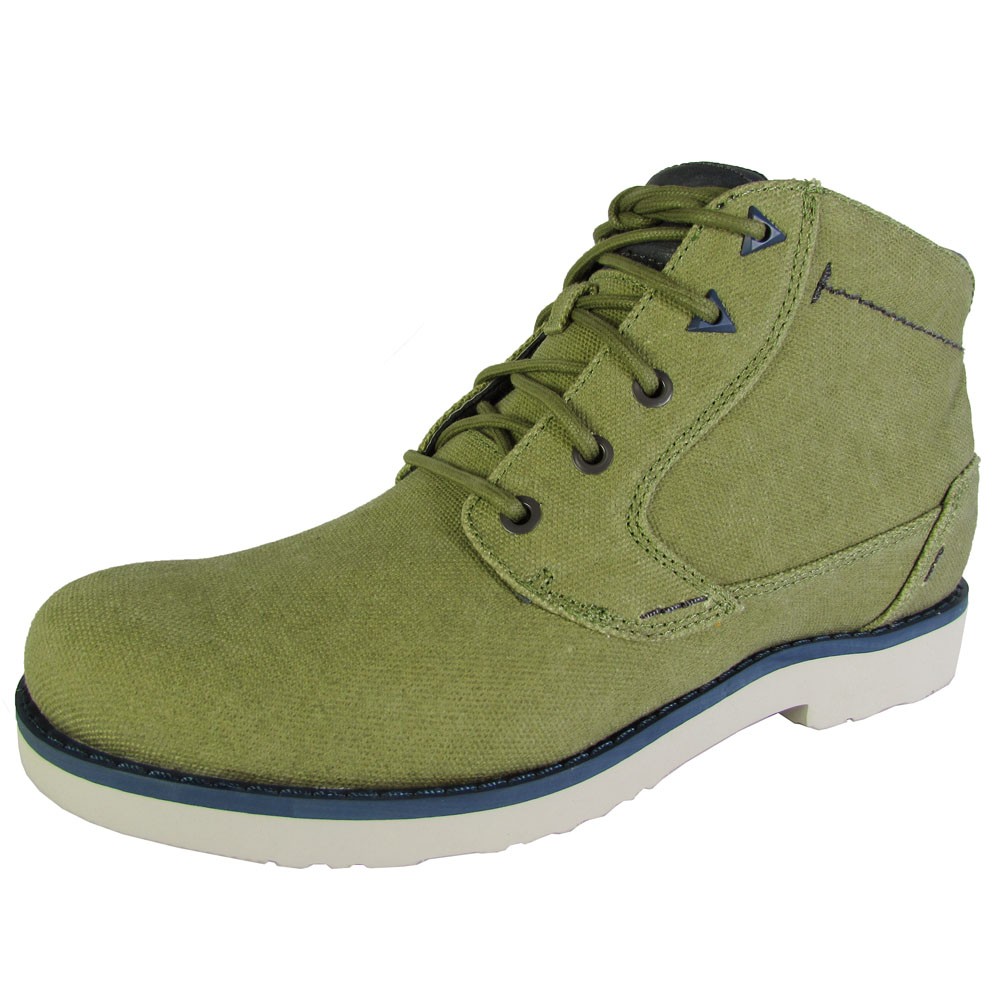 $110 Teva Mens Durban Waxed Canvas Chukka Boot Shoes  display picture 3