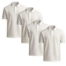 Kids Polo Shirts 4 Pack Boys Girls School Uniform Short Sleeve Cotton T Shirt