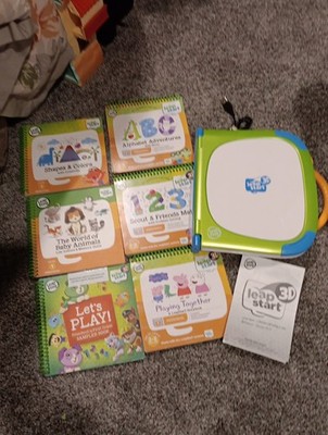 Leap Start 3D Learning System With 5 Books Plus Sampler Tested & Works cord 2018