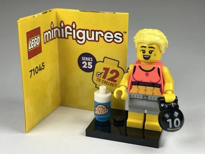 Lego Series 25 Minifigure ~ COL25-7 ~ Fitness Instructor ~ New ~ (Drac)