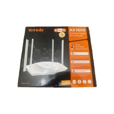 Tenda TX3 AX1800 Dual-Band Gigabit Wi-Fi 6 Router (O1)