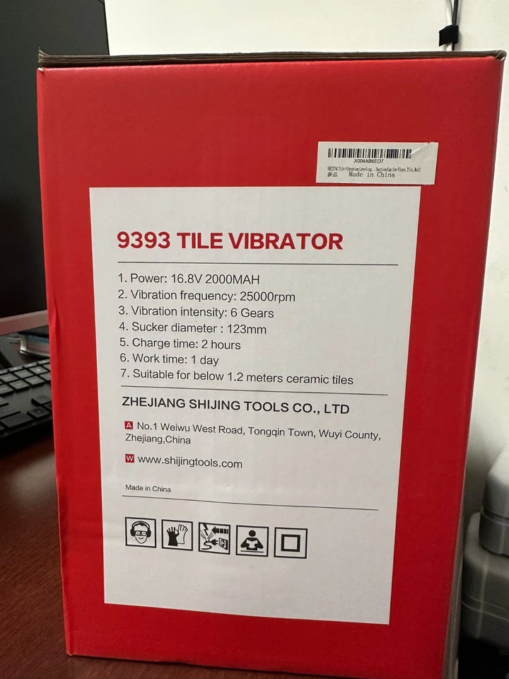 Niveladora de vibraciones de azulejos, inalámbrica 6 velocidades Foto 2 de 3