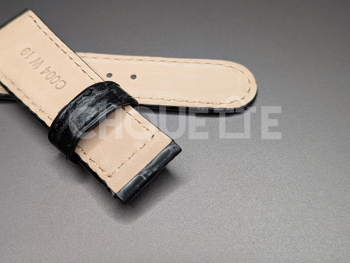 OEM Grand Seiko SBGR087 SBGR287 / 9S65-00B0 19mm Black Crocodile