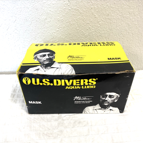 Vintage U.S. Divers Hawaii 4 white Adult Dive Mask #294101 diving snorkeling - Picture 2 of 17