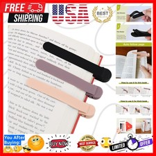 3pcs Automatic Bookmark, Silicone Book Marks for Reading Women, Men, Kids, Bo...