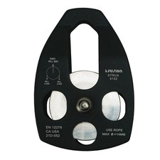 Fusion Climb Strux Pulley High Strength Aero Space Aluminum One Size, Black