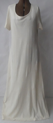 Weekender 2-Piece Off White Sleeveless Dress and Vest Maxi Small Petite
