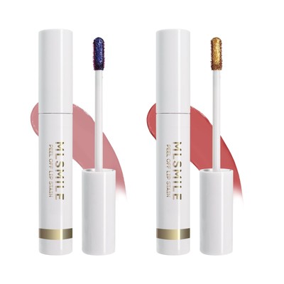 2PCS Lip Stain Peel Off， High Pigment Matte Lip Color,All-Day Vibrant Kiss-Pr...