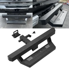 350LBS Tow Trailer Receiver Tow Hitch Step Bar Bumper Guard for 2'' Receiver