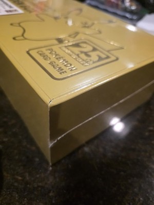 Chinese Pokemon TCG 25th Anniversary Celebrations Golden Box