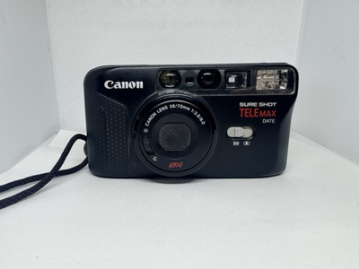 #ad Canon Sure Shot TeleMax Date 35mm Point amp; Shoot Film Camera Tested Working $89.97