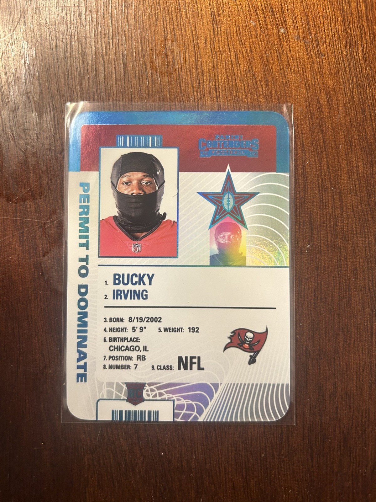 Bucky Irving 2024 Contenders Permit To Dominate #13 Case Hit SSP RC