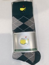 Brand New Green Mens Masters ProDry Performance Golf Socks Augusta National