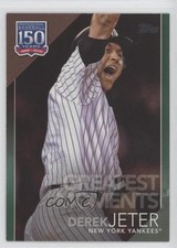 2019 Topps Greatest Moments Green Derek Jeter #GM-15 HOF 0q3