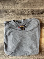 Vintage 90s Faded Glory Gray T-Shirt Mens Large Made In USA 50/50 Blank Tee