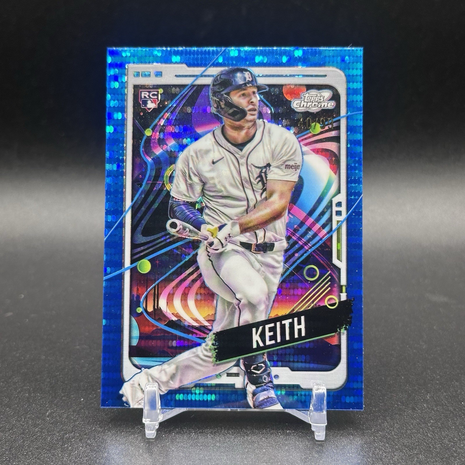 2024 Topps Cosmic Chrome - Colt Keith #195 Blue Moon Refractor /99 (RC)