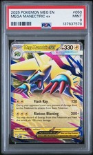 2025 Pokemon Mega Evolution # 050 Mega Manectric EX PSA 9 Card MINT NEW CERT!