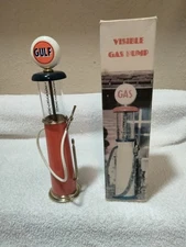 1980s NIB Gulf Gas Pump Replica Roy's MFG (Diecast Metal) Model No. GP - D253464