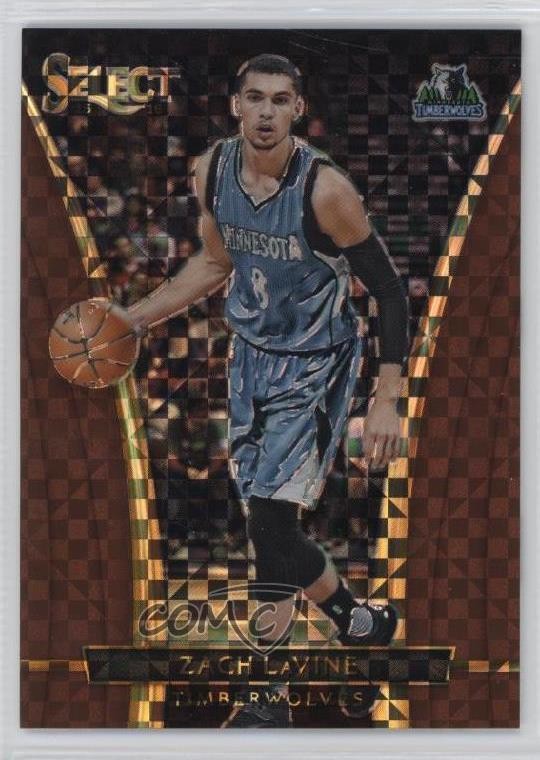 2015-16 Panini Select Courtside Copper Prizm 30/49 Zach LaVine #272 0n64