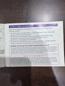 Darkwing Duck Nintendo NES Manual Only